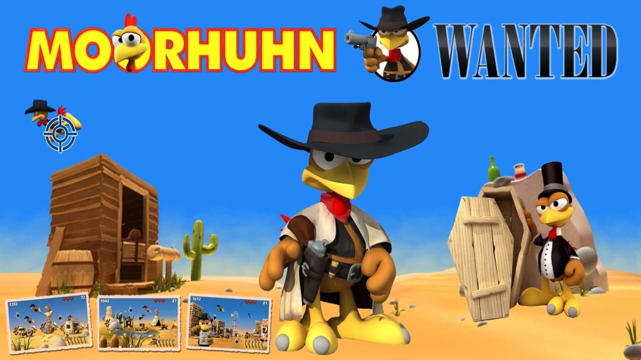 Moorhuhn Wanted für Nintendo Switch